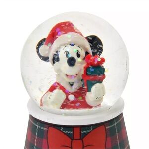 Mickey Snow Globe Mini DISNEY CHRISTMAS 2022 Santa Claus Snow dome from Japan